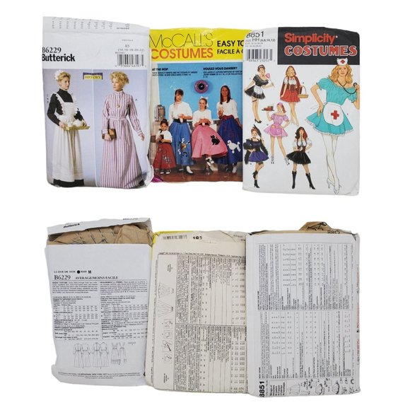 Vtg Sewing Patterns 60's 70's 80s Children Costumes Women Home Decor Dolls Cut - Picture 11 of 13